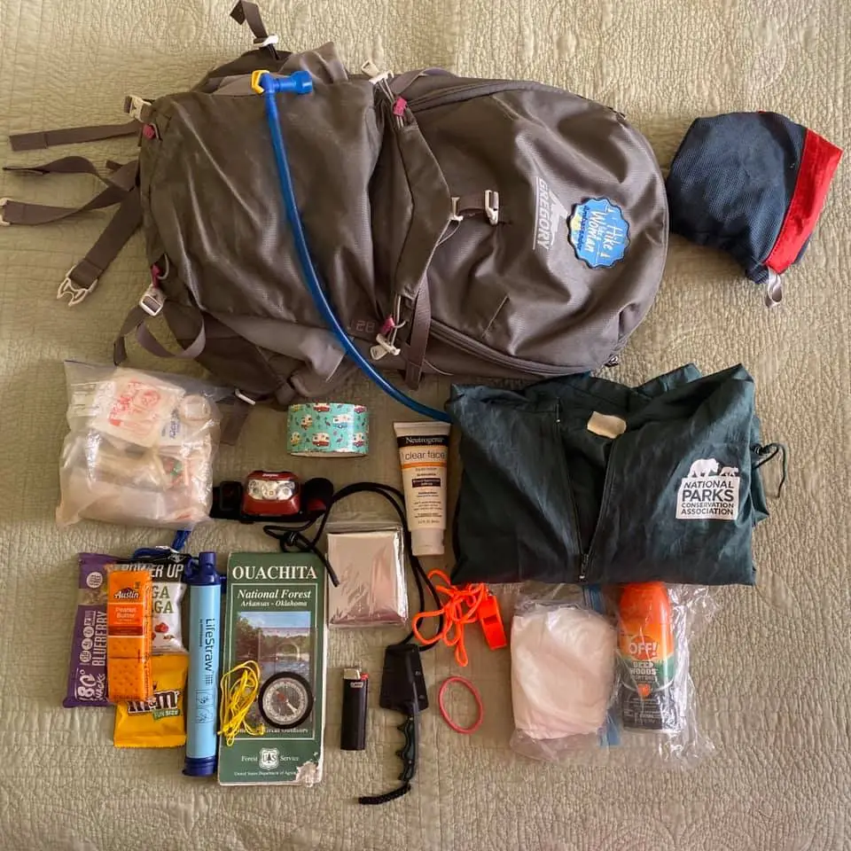 hiking supplies