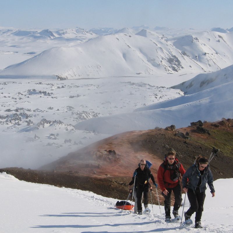 hiking in iceland