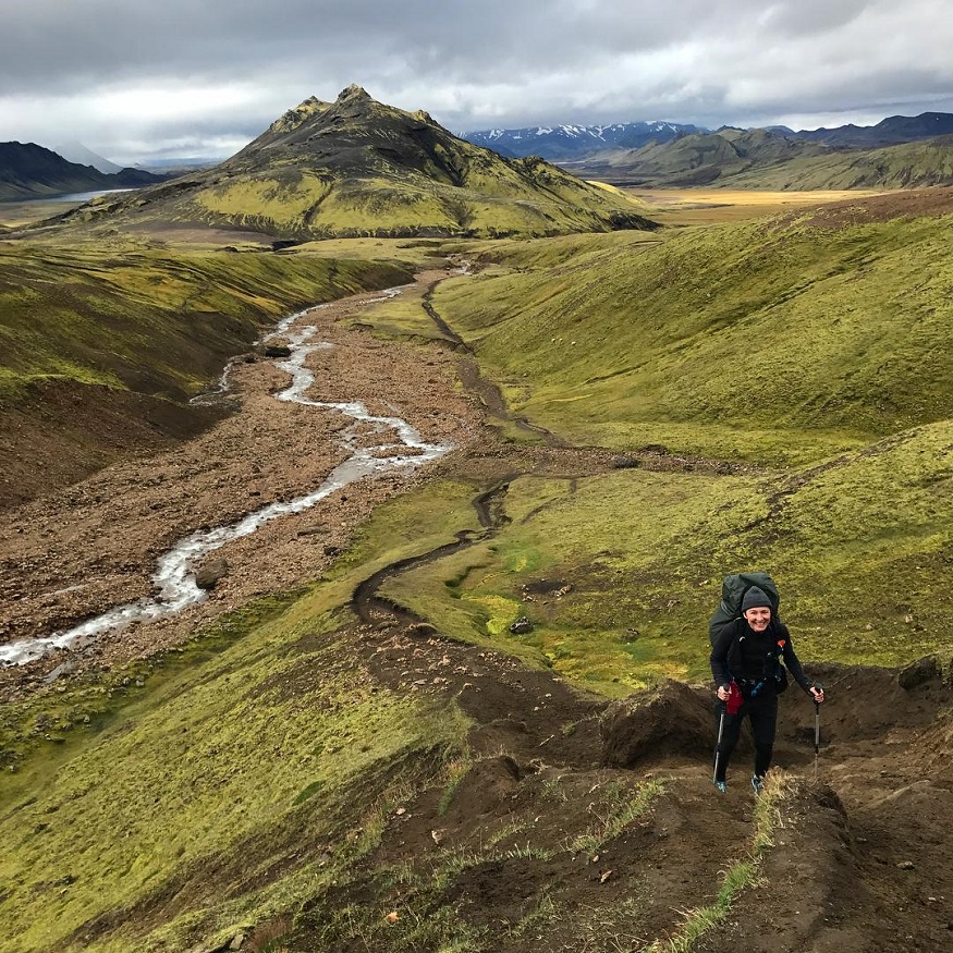 hiking in iceland