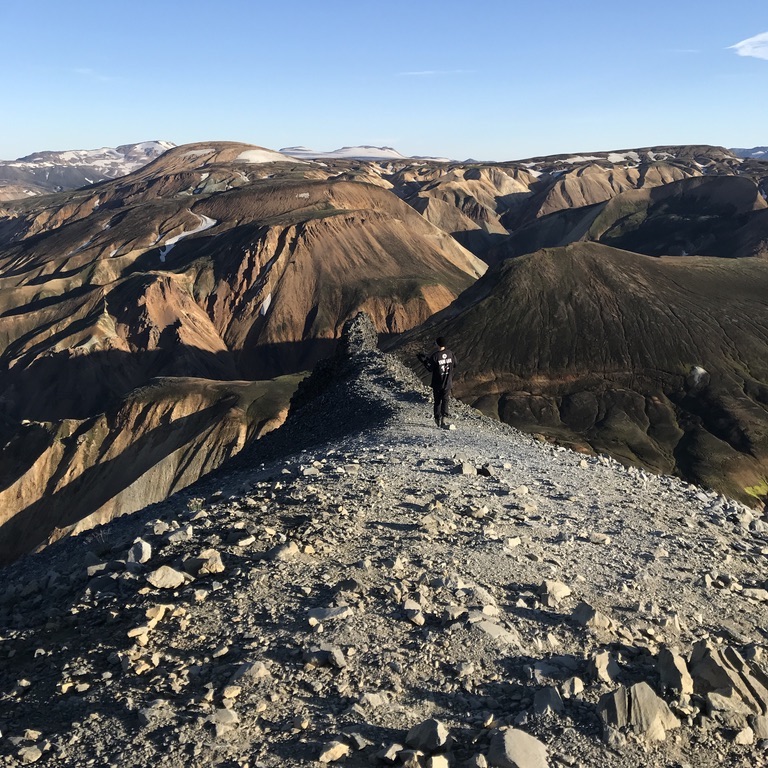 hiking in iceland