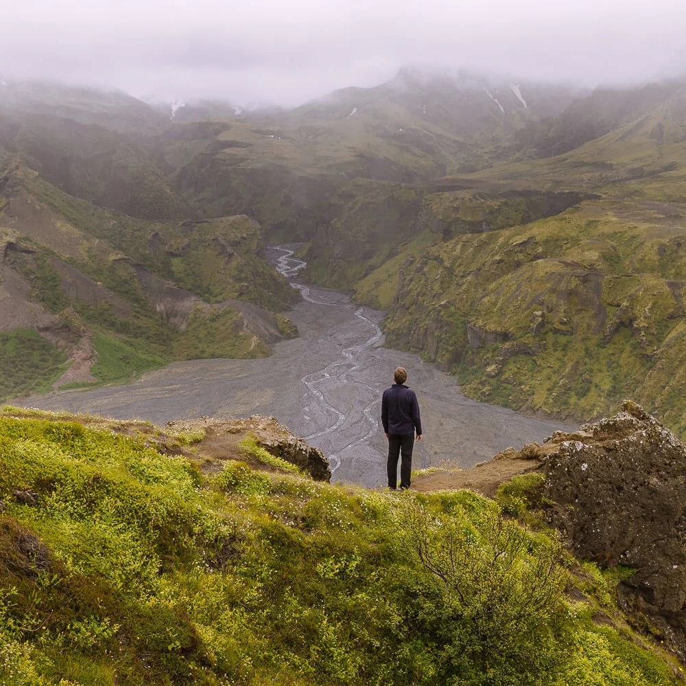 hiking in iceland