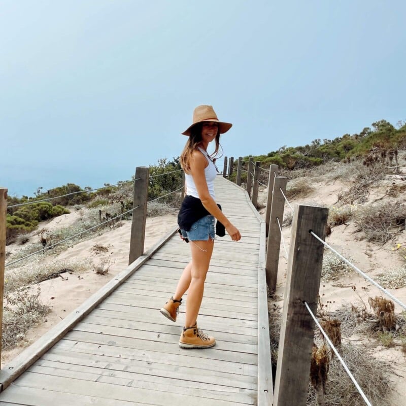 cute hiking outfit