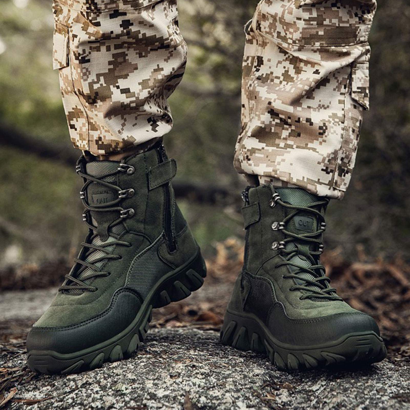 Military hiking boots