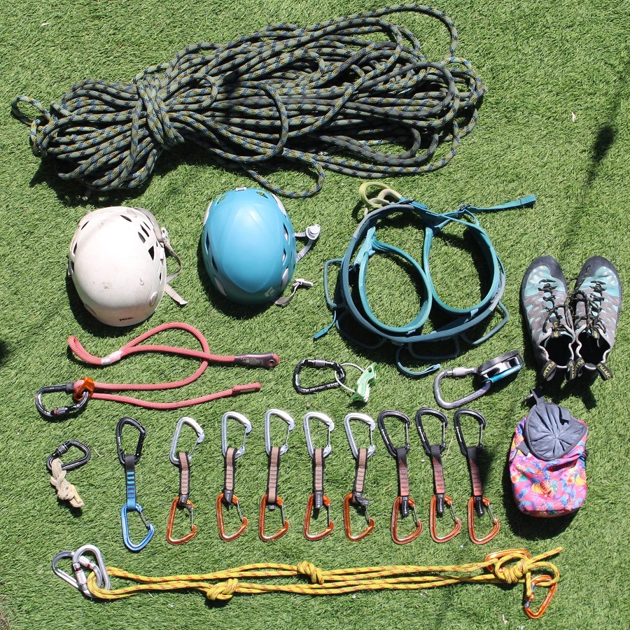 rock climbing gear