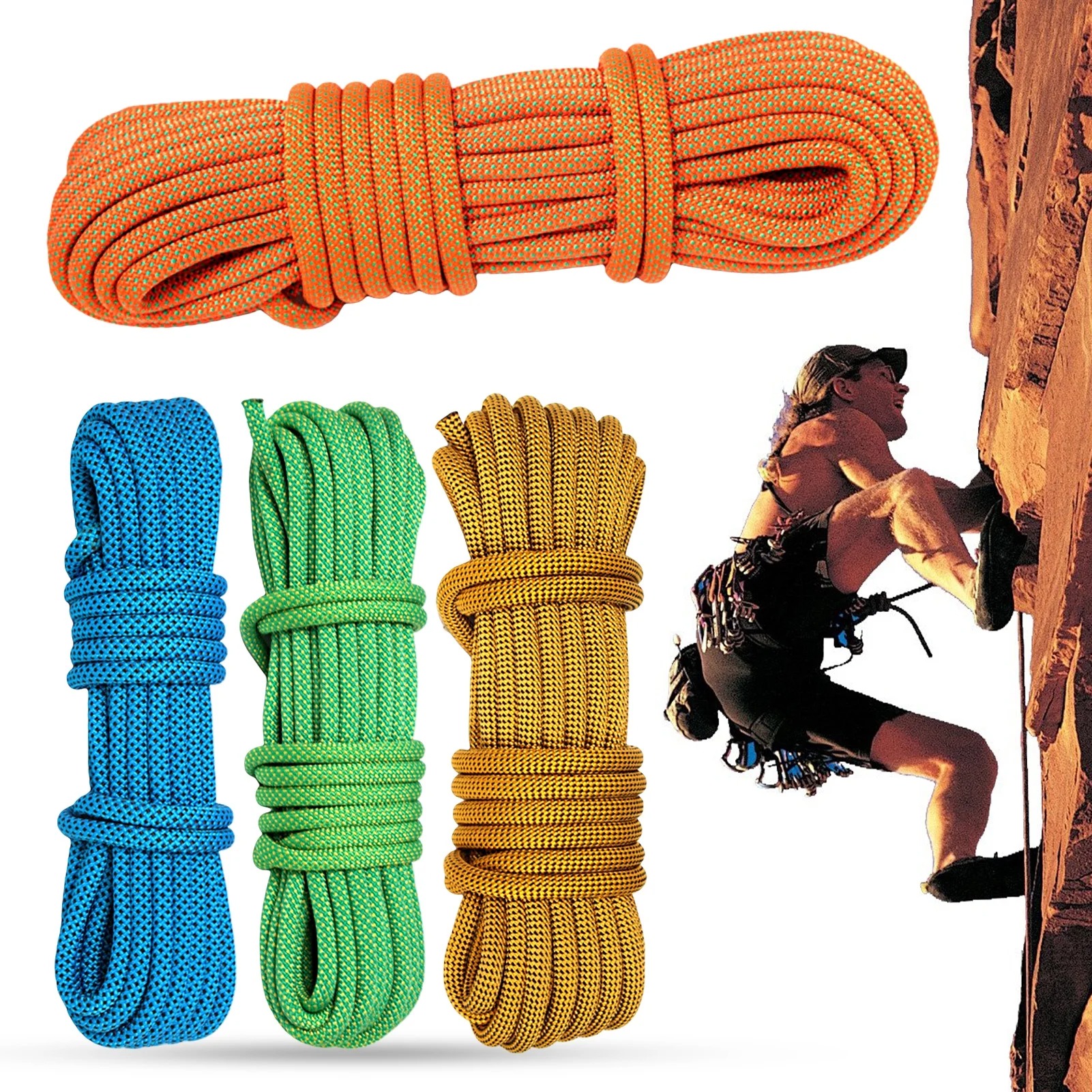 rock climbing rope